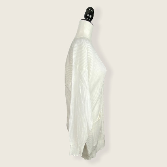 House of CB Stefania White Sheer Midi Cardigan XS - Picture 9 of 16